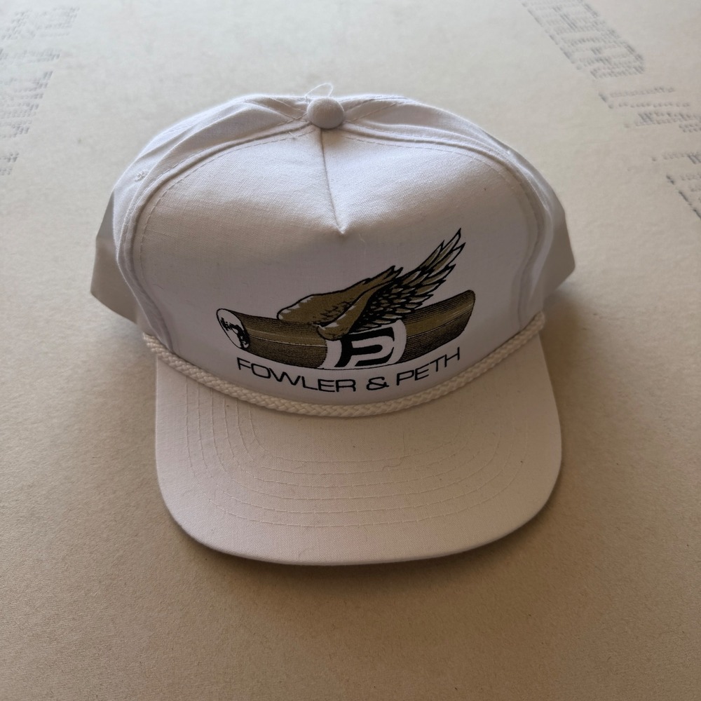 Vintage 90s Fowler & Peth Trucker Cigarettes Roped Snapback